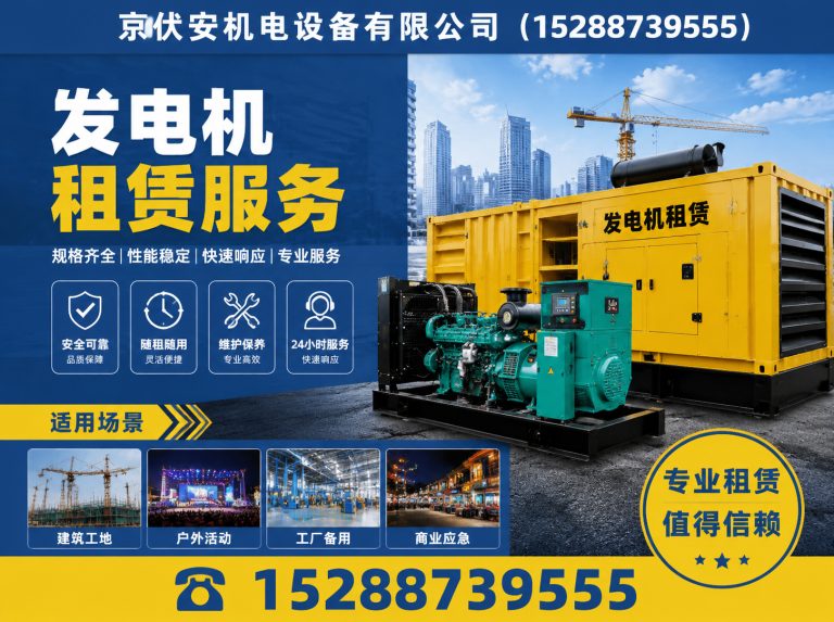 武汉发电车租赁展示图